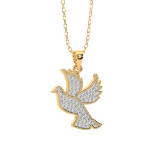 Love Bird Diamond Pendant